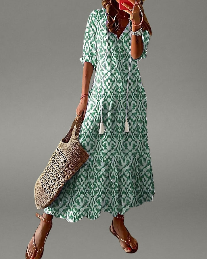 Lyra - Boho Tummy Coverage Dress