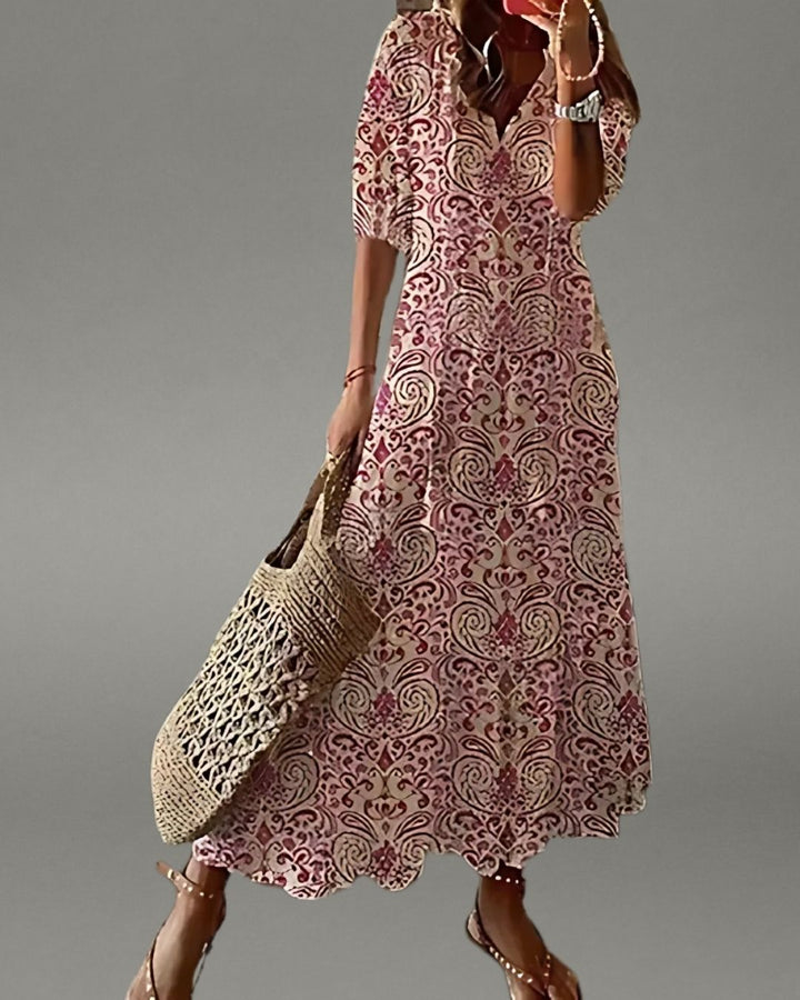 Lyra - Boho Tummy Coverage Dress