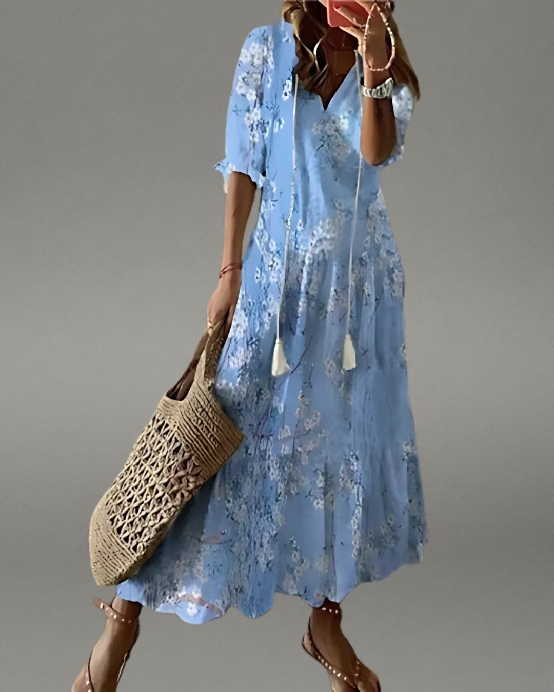 Lyra - Boho Tummy Coverage Dress