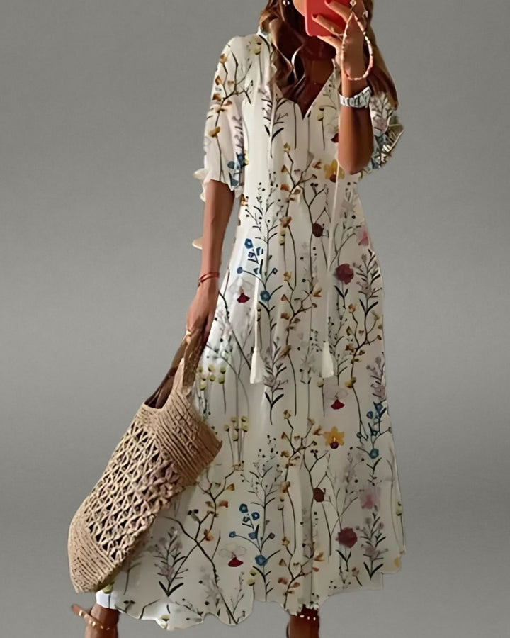 Lyra - Boho Tummy Coverage Dress